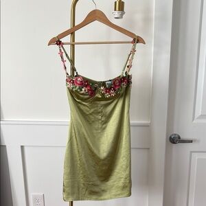 NWT - Green Kenzi Mini Dress